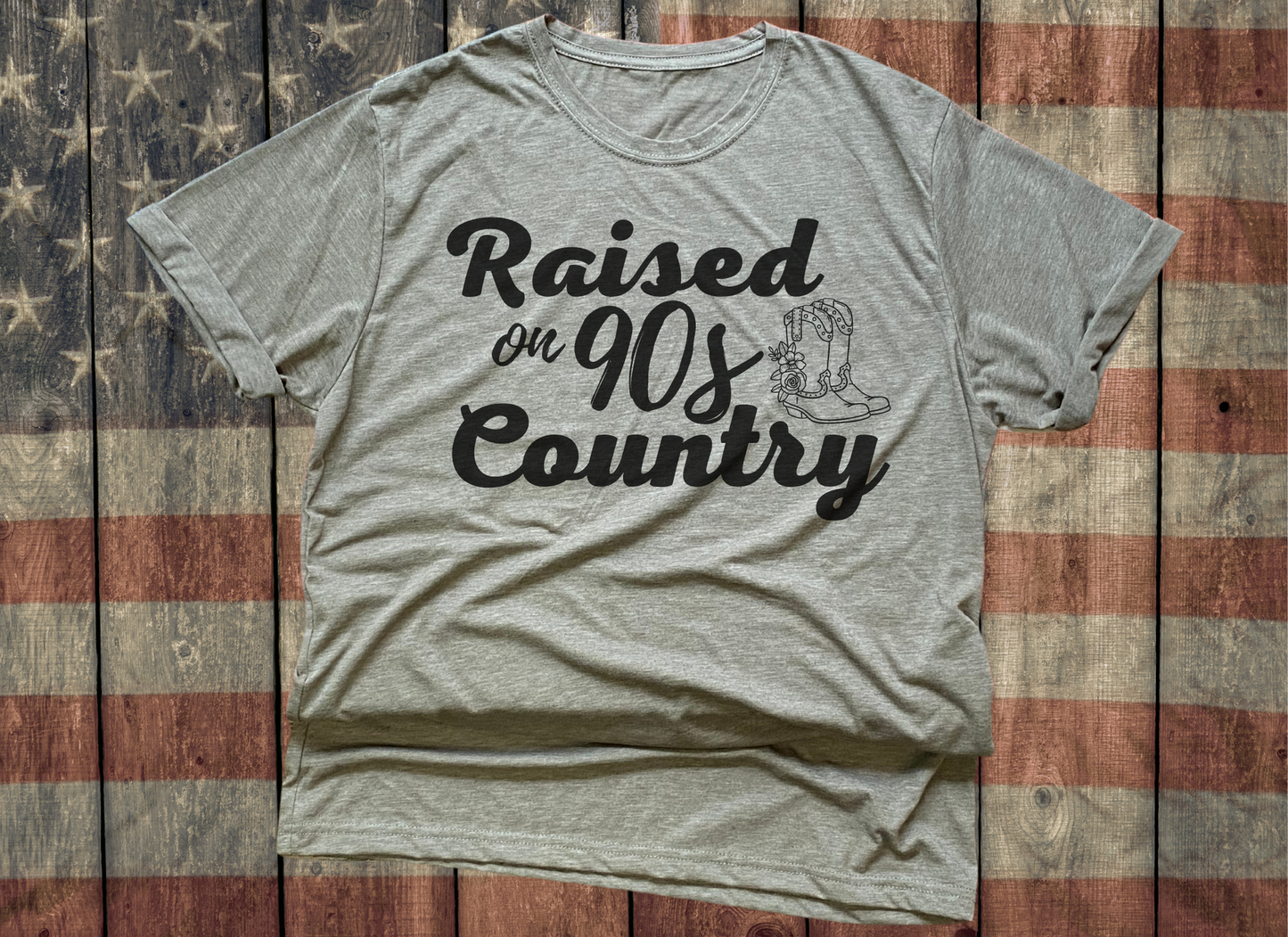 IMPERFECT SALE - Raised on 90s Country Shirt