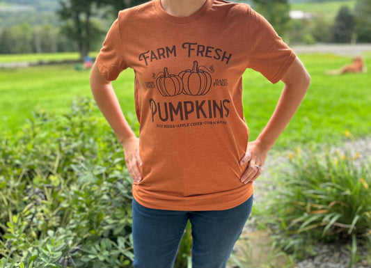 Farm Fresh Pumpkins - Fall Tee
