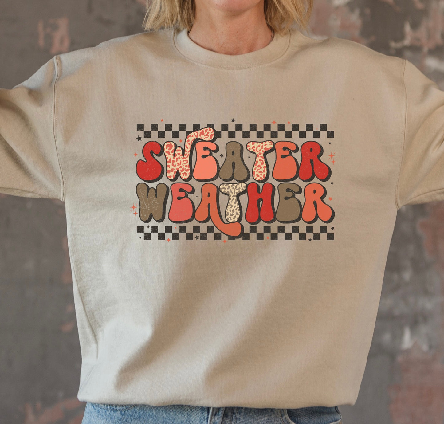 Sweater Weather - Cozy Adult Crewneck