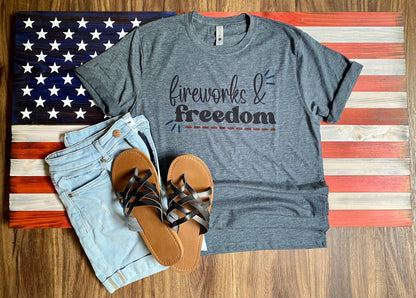 SALE - Freedom & Fireworks Shirt