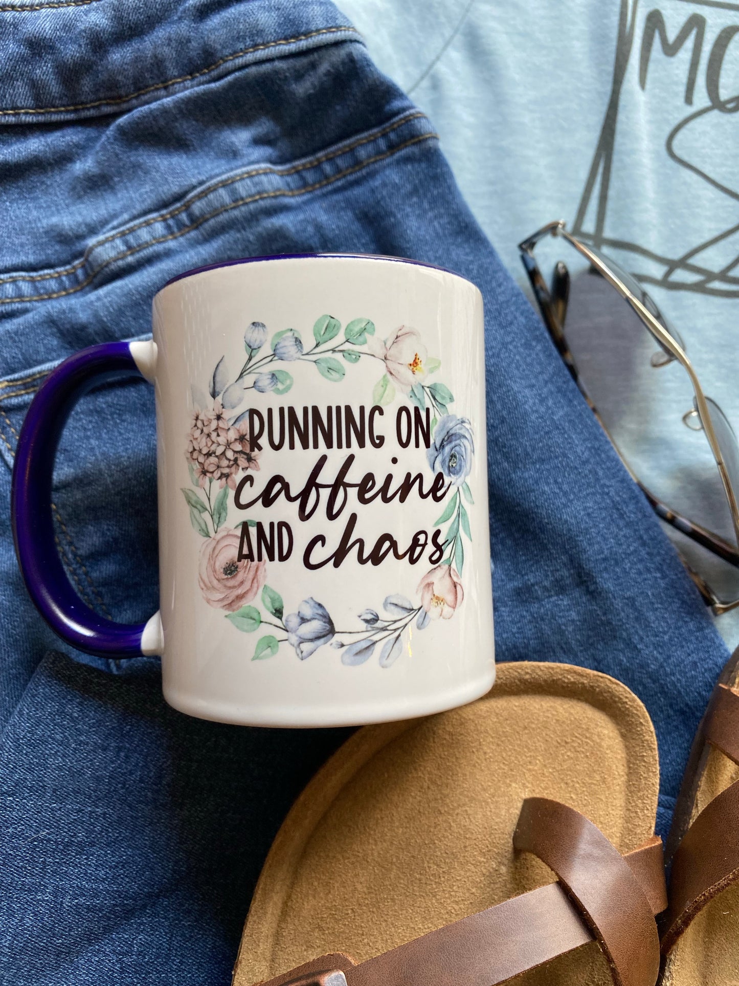 Running on Caffeine and Chaos - 11oz Mug